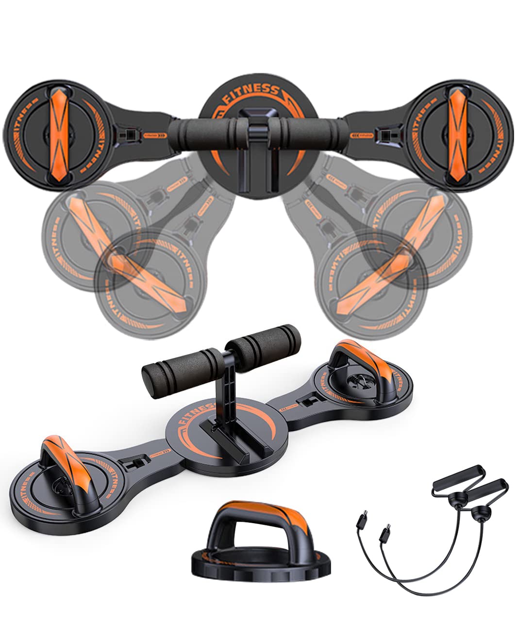 Home Workout Equipment Adjustable Push Up BoardI 10 in 1 Multi-Functional Pushup Bar System FitnessIPortable Exercise Equipment With Resistance Band Foldable workout machine Professional Equipment